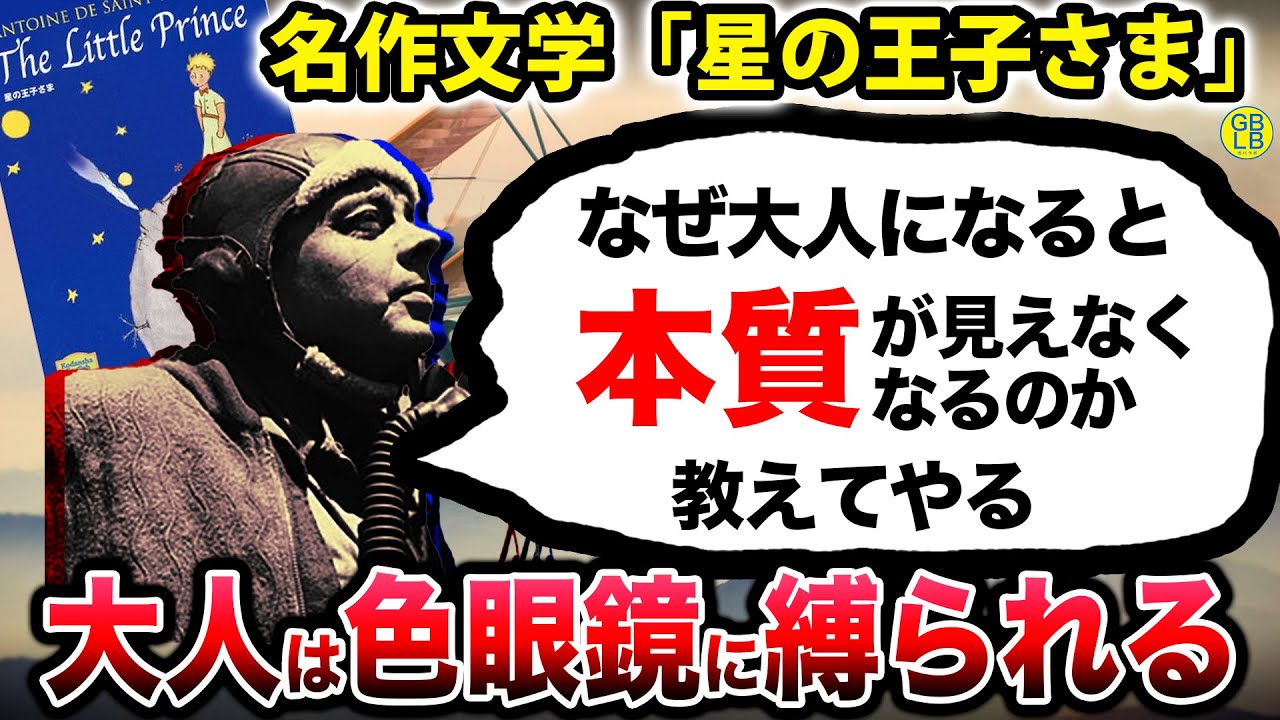 星の王子様『大人は色眼鏡に縛られ、物事の本質が見えなくなっているんだよ』