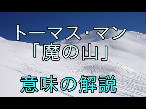 「魔の山」 枠組の解説
